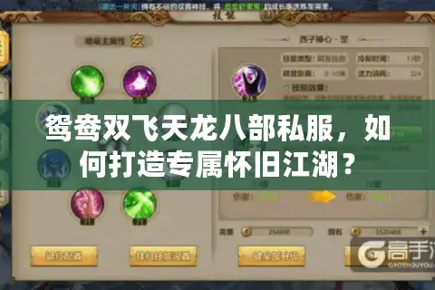 鸳鸯双飞天龙八部私服，如何打造专属怀旧江湖？