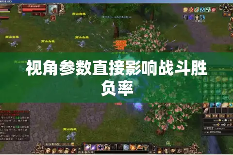 视角参数直接影响战斗胜负率