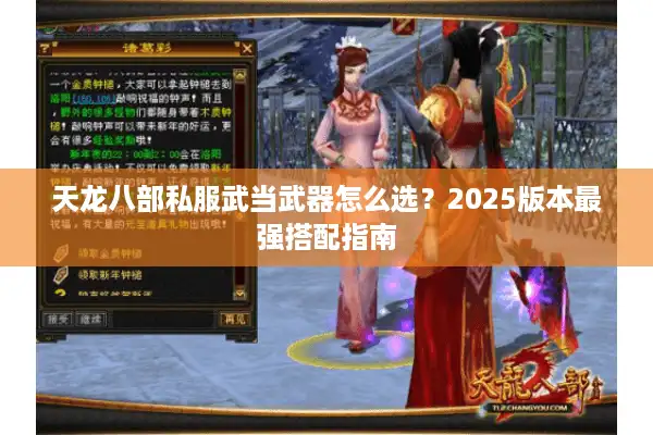 天龙八部私服武当武器怎么选？2025版本最强搭配指南