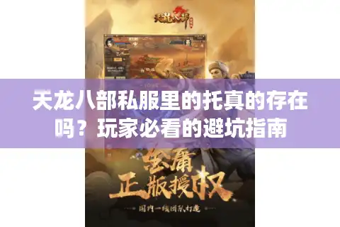 天龙八部私服里的托真的存在吗？玩家必看的避坑指南