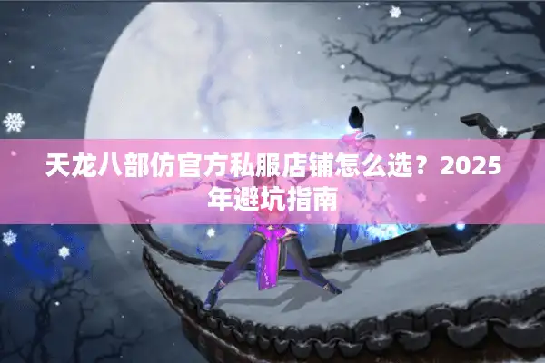 天龙八部仿官方私服店铺怎么选？2025年避坑指南