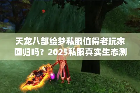 天龙八部绘梦私服值得老玩家回归吗？2025私服真实生态测评