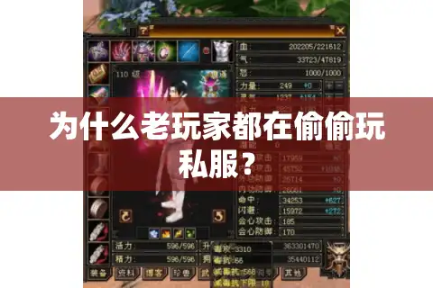 为什么老玩家都在偷偷玩私服？