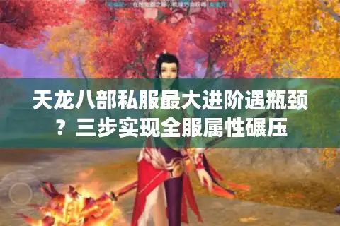 天龙八部私服最大进阶遇瓶颈？三步实现全服属性碾压