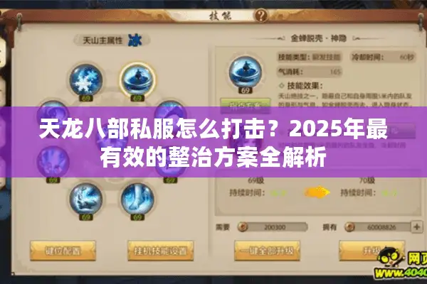 天龙八部私服怎么打击？2025年最有效的整治方案全解析