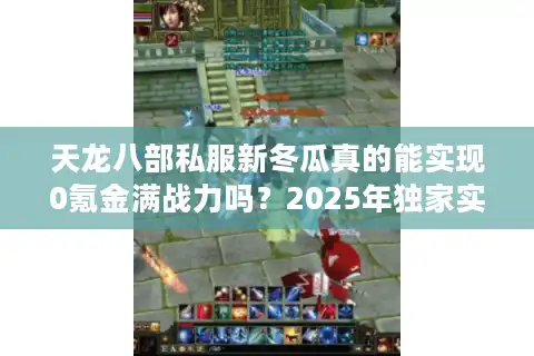 天龙八部私服新冬瓜真的能实现0氪金满战力吗？2025年独家实测避坑指南