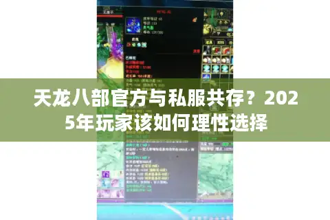 天龙八部官方与私服共存？2025年玩家该如何理性选择