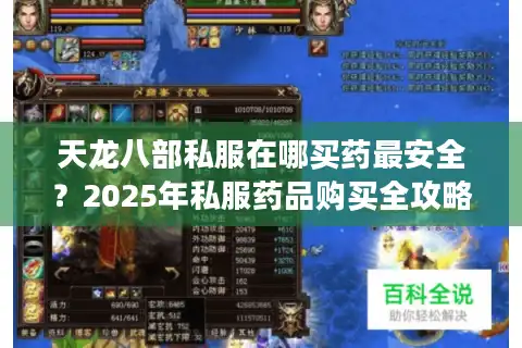 天龙八部私服在哪买药最安全？2025年私服药品购买全攻略