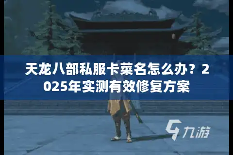 天龙八部私服卡菜名怎么办？2025年实测有效修复方案
