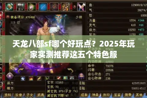 天龙八部sf哪个好玩点？2025年玩家实测推荐这五个特色服