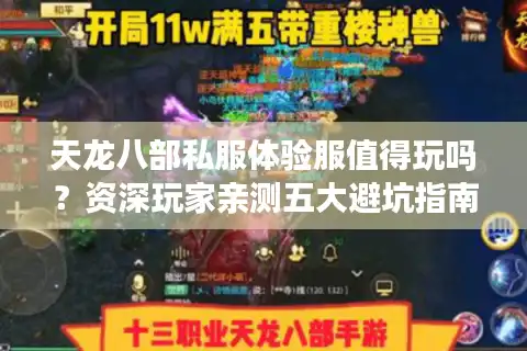 天龙八部私服体验服值得玩吗？资深玩家亲测五大避坑指南