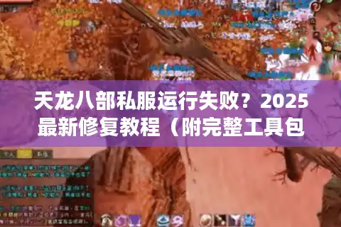 天龙八部私服运行失败？2025最新修复教程（附完整工具包）
