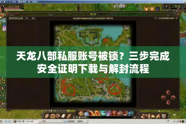 天龙八部私服账号被锁？三步完成安全证明下载与解封流程