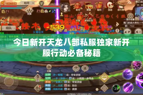 今日新开天龙八部私服独家新开服行动必备秘籍