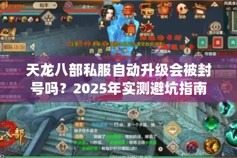 天龙八部私服自动升级会被封号吗？2025年实测避坑指南