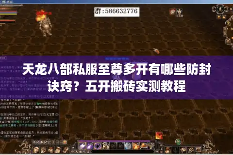 天龙八部私服至尊多开有哪些防封诀窍？五开搬砖实测教程