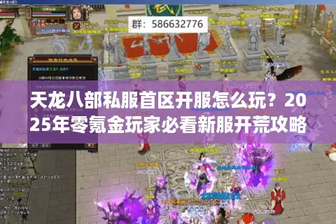 天龙八部私服首区开服怎么玩？2025年零氪金玩家必看新服开荒攻略