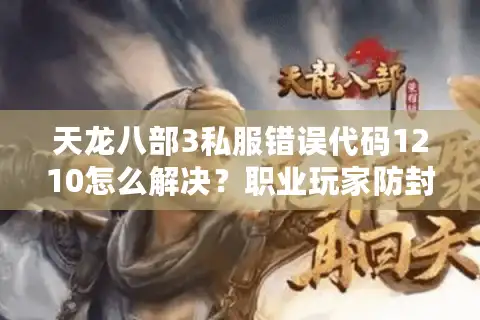 天龙八部3私服错误代码1210怎么解决？职业玩家防封号指南