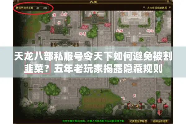 天龙八部私服号令天下如何避免被割韭菜？五年老玩家揭露隐藏规则