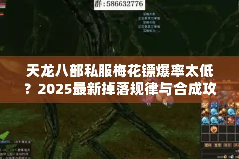 天龙八部私服梅花镖爆率太低？2025最新掉落规律与合成攻略