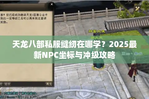 天龙八部私服缝纫在哪学？2025最新NPC坐标与冲级攻略